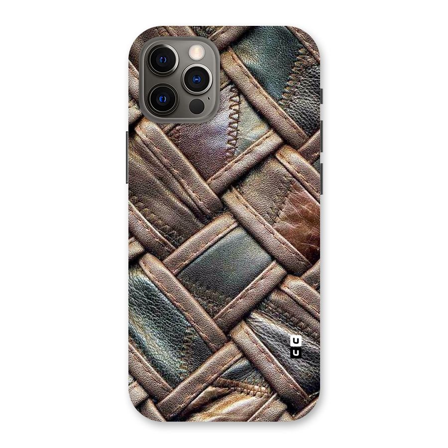 Classic Leather Belt Design Back Case for iPhone 12 Pro