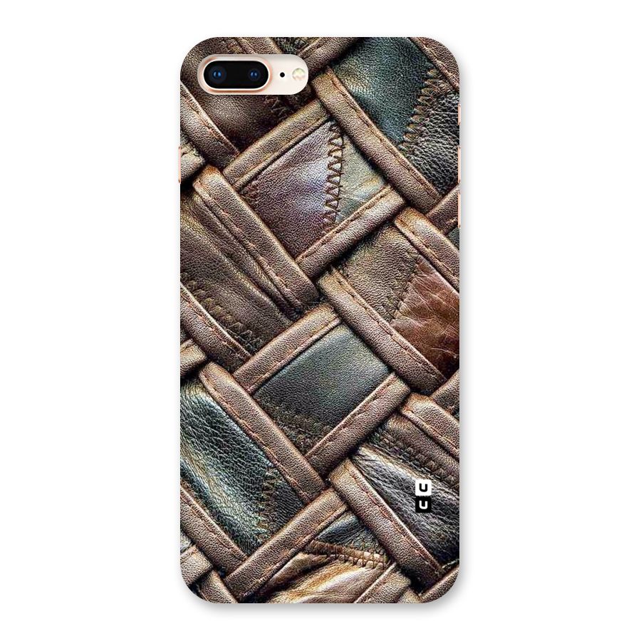 Classic Leather Belt Design Back Case for iPhone 8 Plus