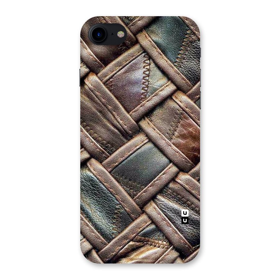 Classic Leather Belt Design Back Case for iPhone SE 2020