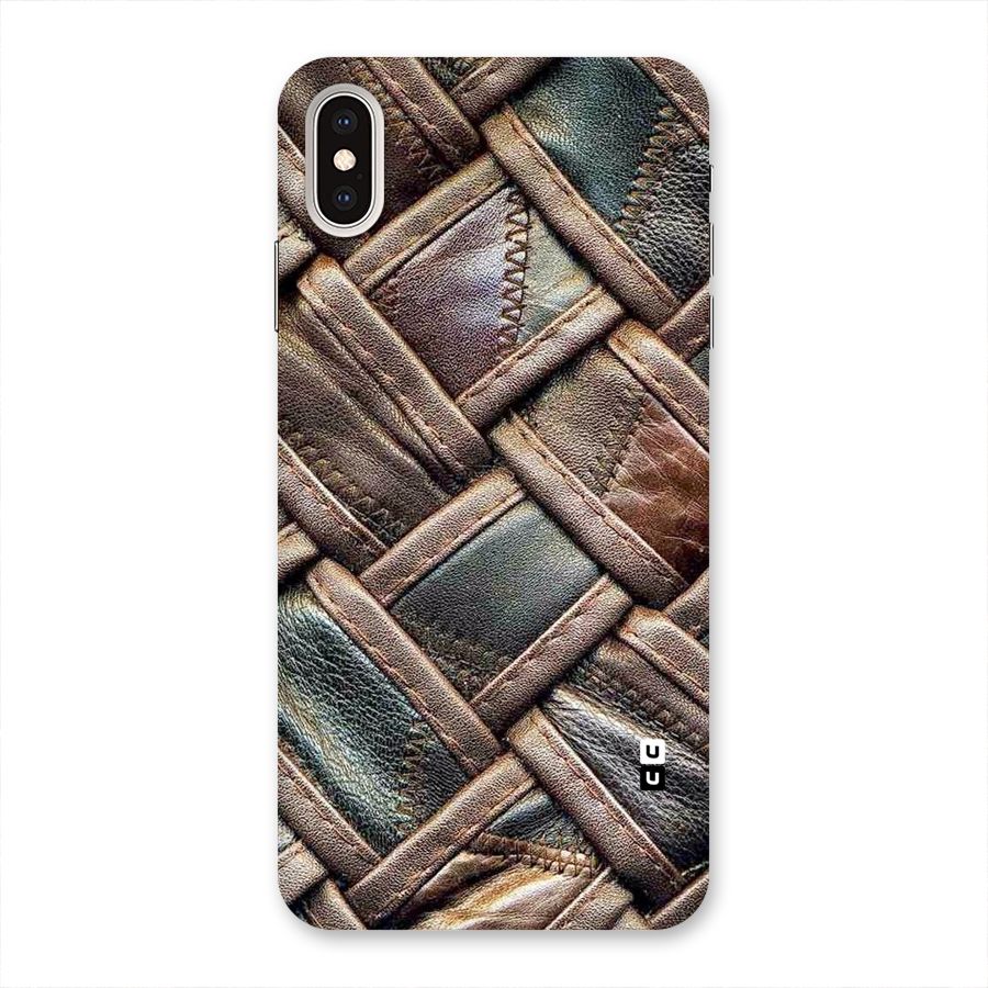 Classic Leather Belt Design Back Case for iPhone XS Max