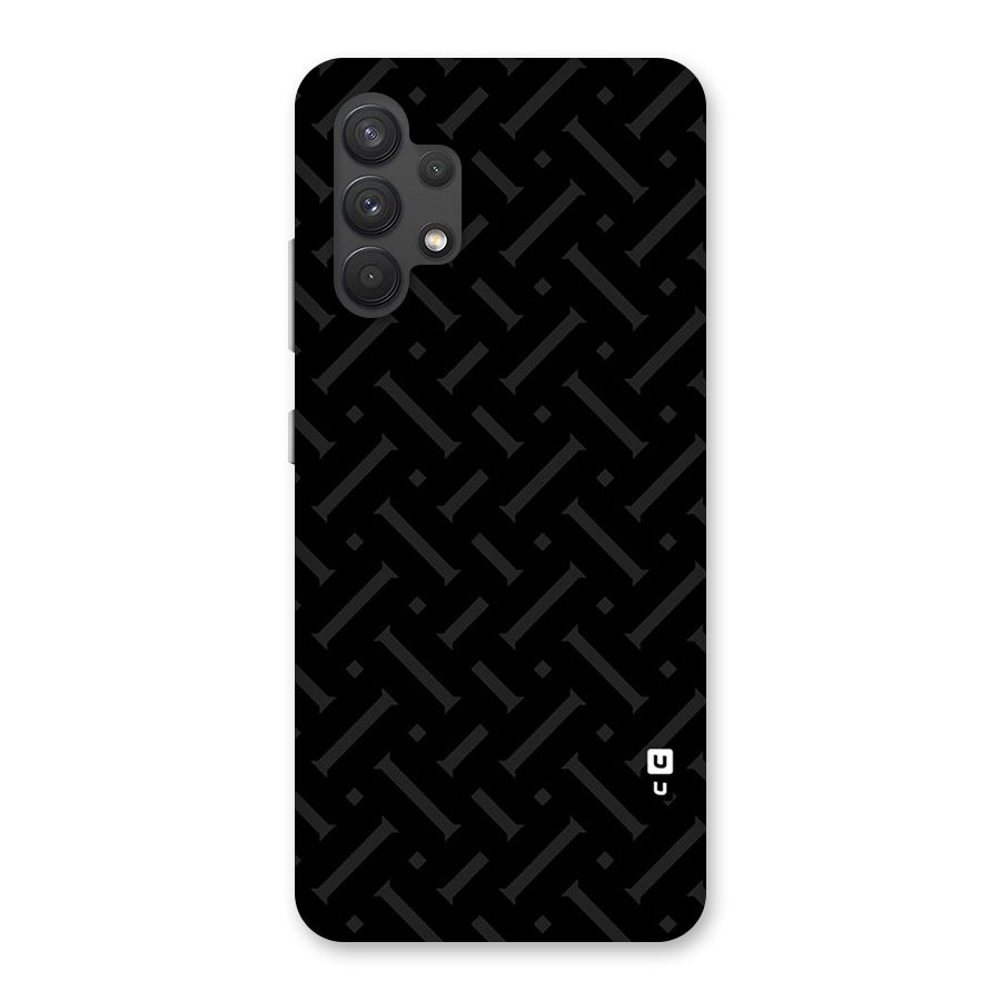 Classic Pipes Pattern Back Case for Galaxy A32