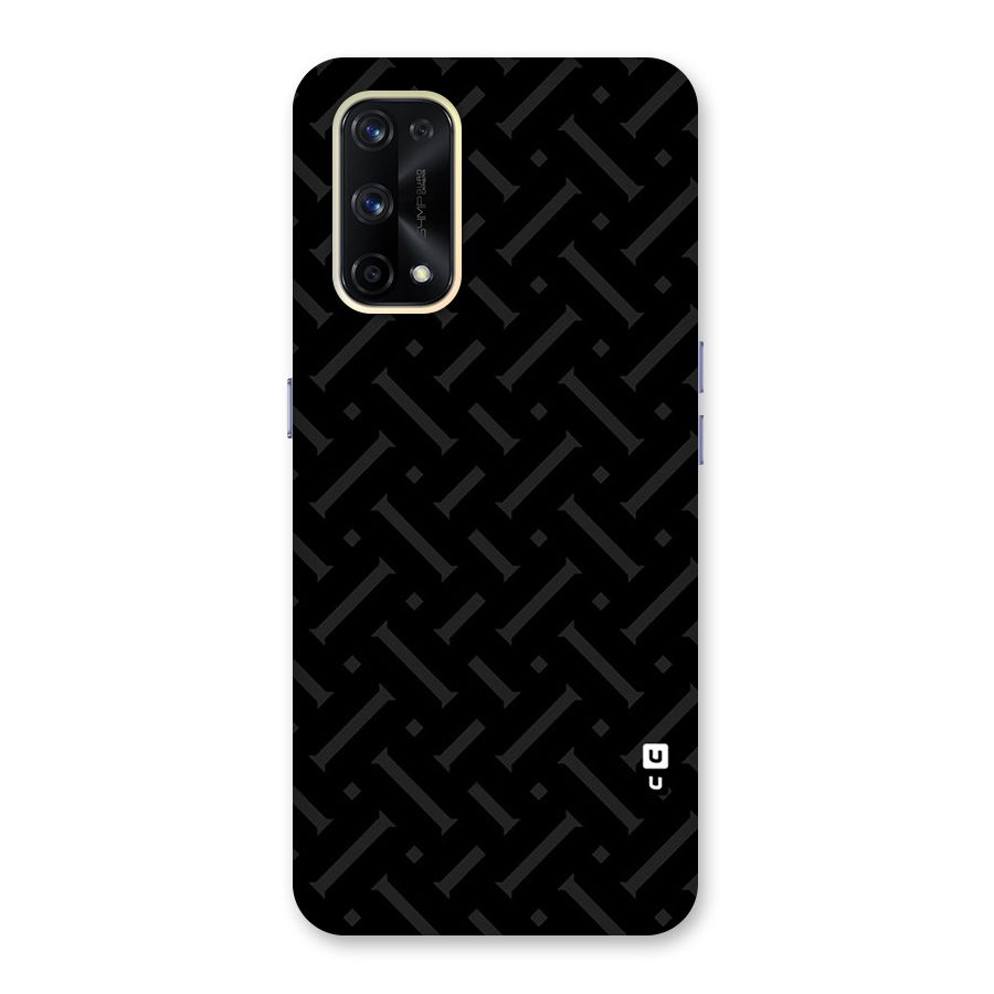 Classic Pipes Pattern Glass Back Case for Realme X7 Pro