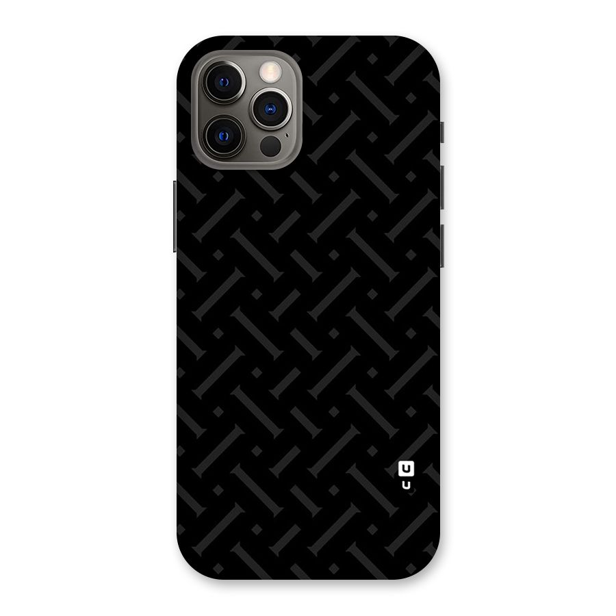 Classic Pipes Pattern Back Case for iPhone 12 Pro