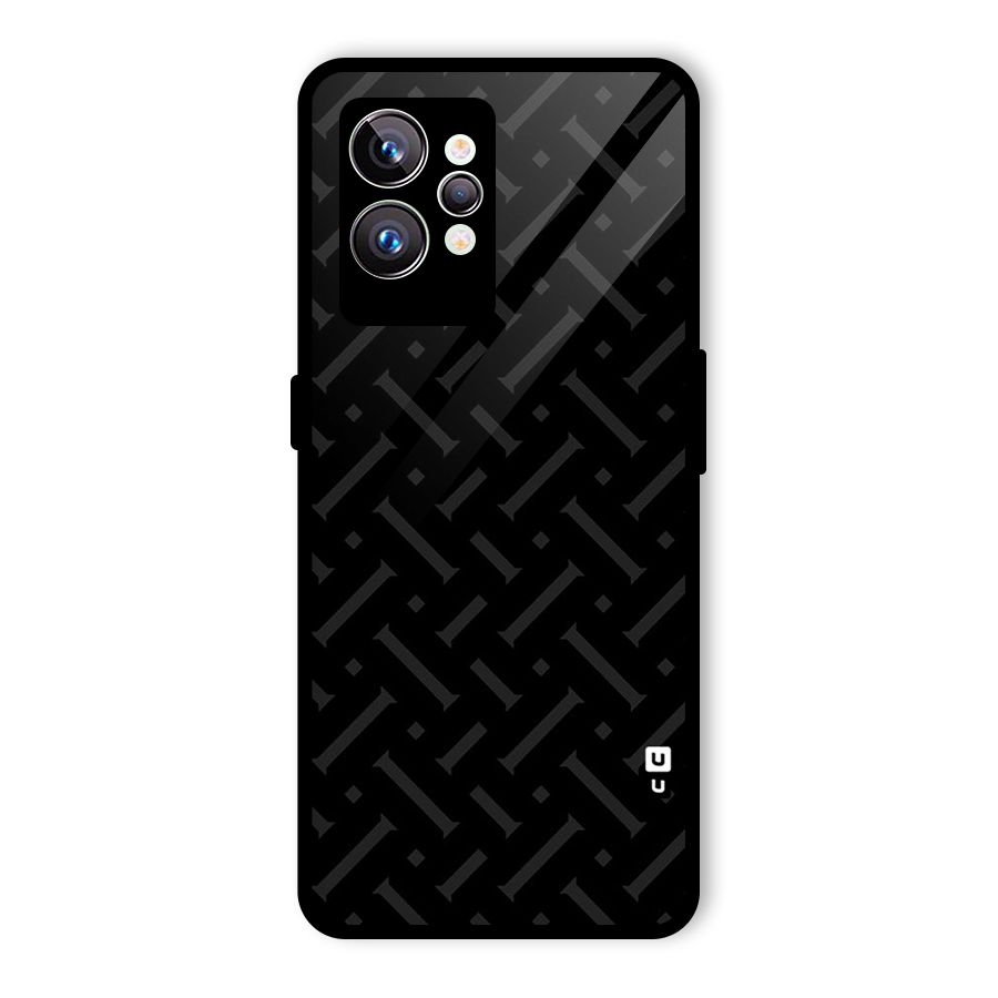 Classic Pipes Pattern Glass Back Case for Realme GT2 Pro