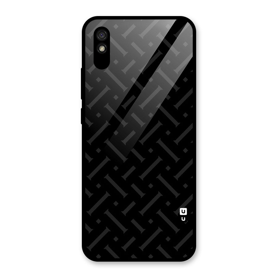 Classic Pipes Pattern Glass Back Case for Redmi 9i