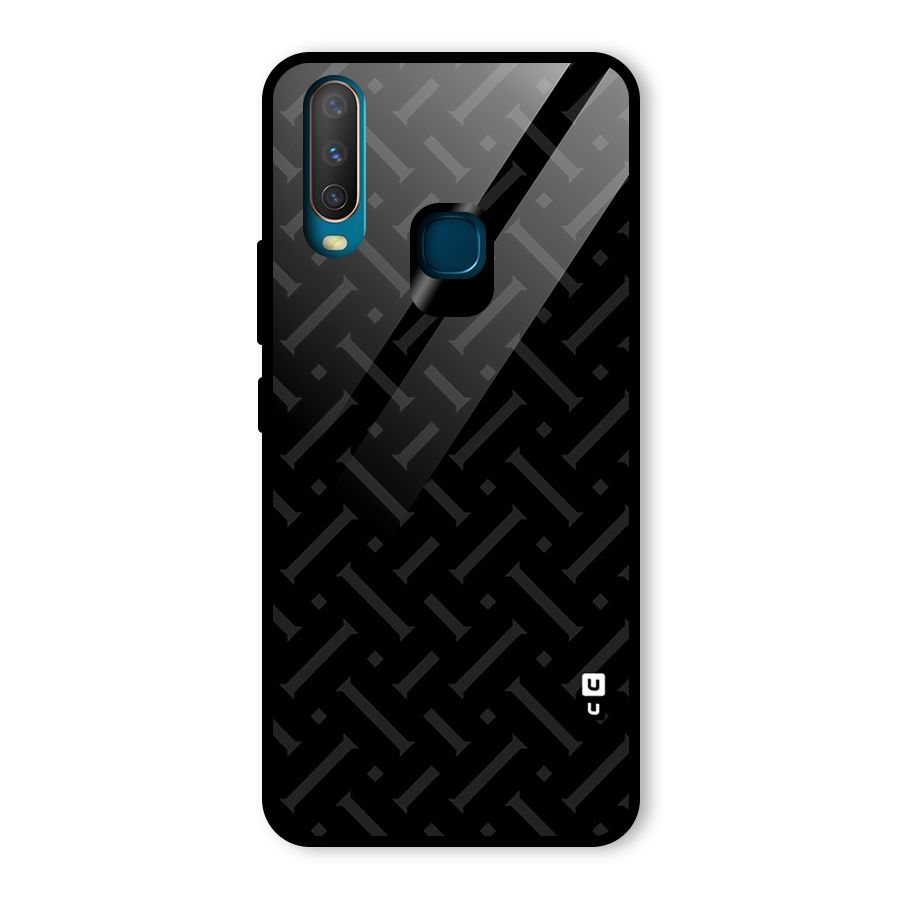 Classic Pipes Pattern Glass Back Case for Vivo U10