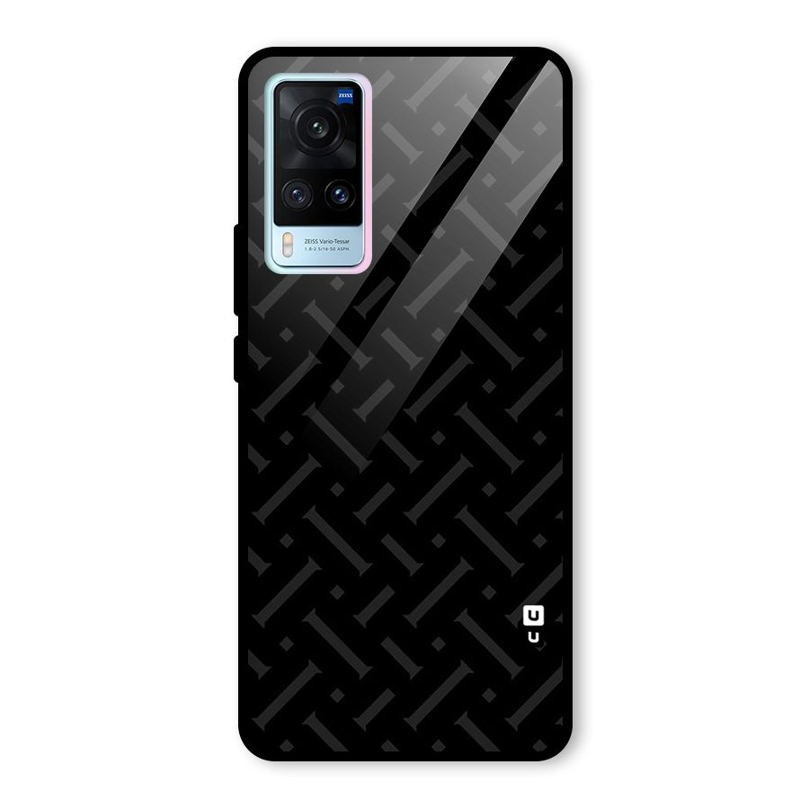 Classic Pipes Pattern Glass Back Case for Vivo X60