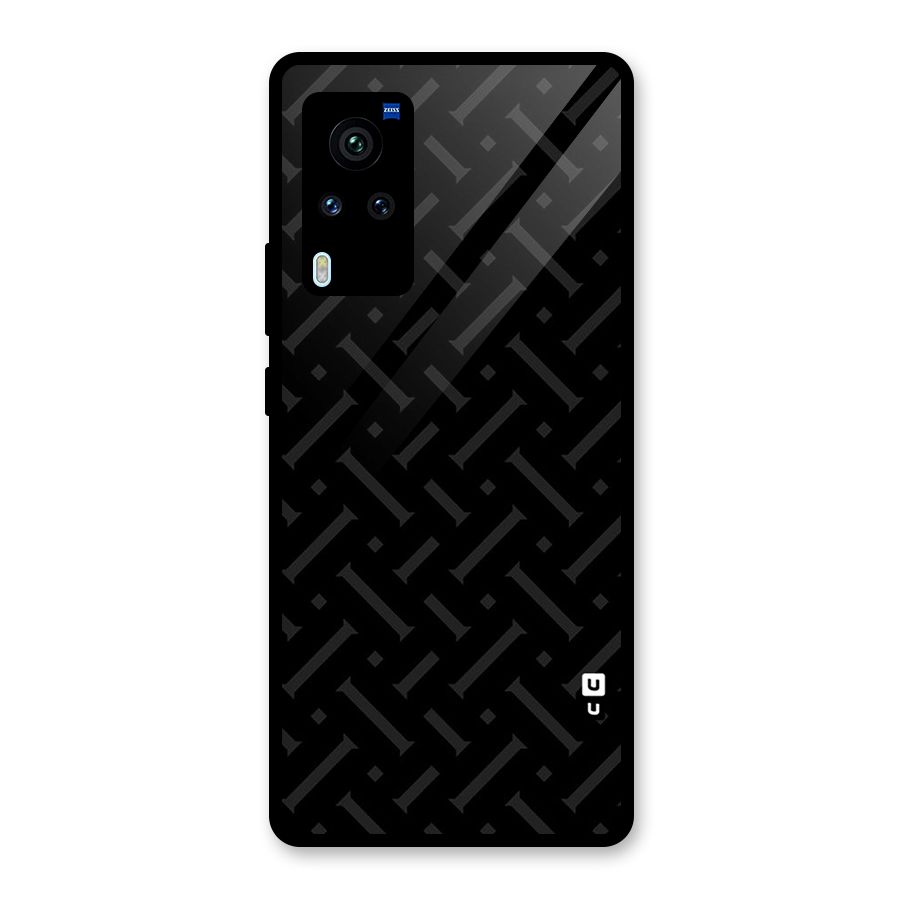 Classic Pipes Pattern Glass Back Case for Vivo X60 Pro