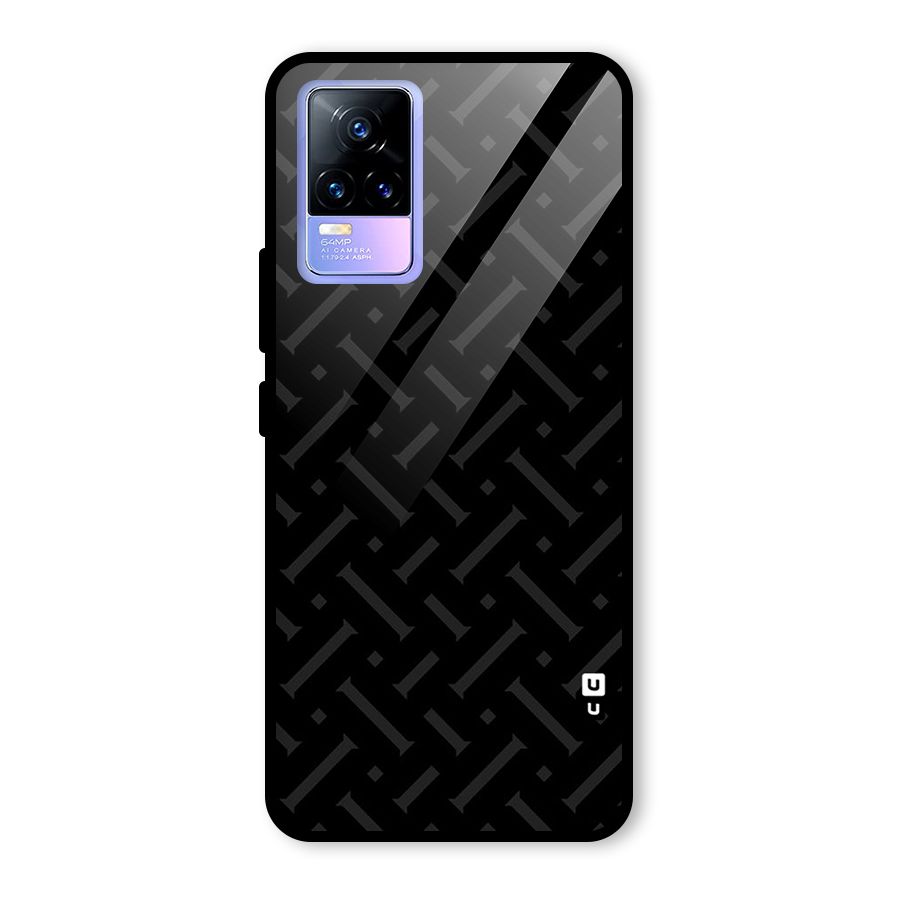 Classic Pipes Pattern Glass Back Case for Vivo Y73