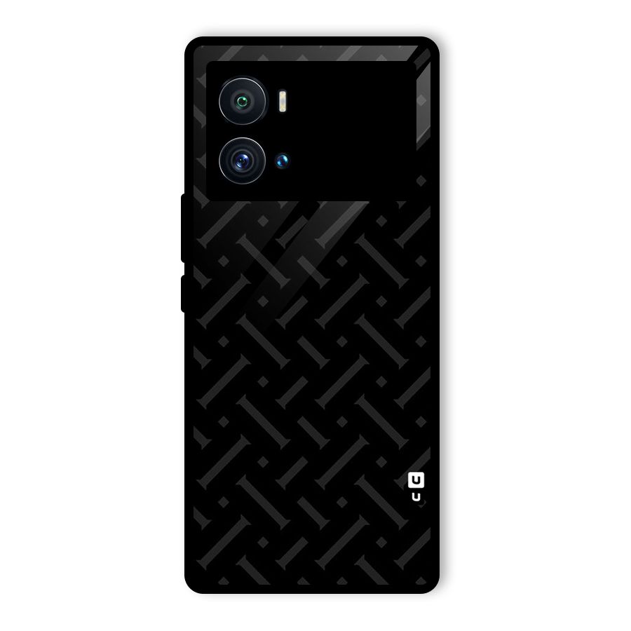 Classic Pipes Pattern Glass Back Case for Vivo iQOO 9 Pro