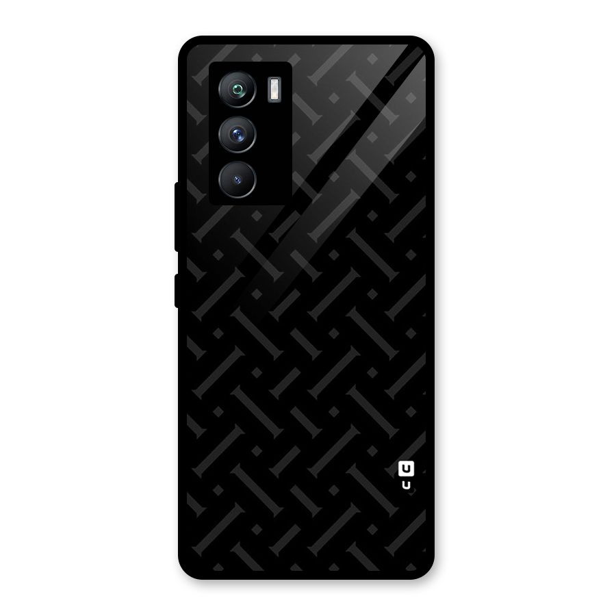 Classic Pipes Pattern Glass Back Case for Vivo iQOO 9 SE