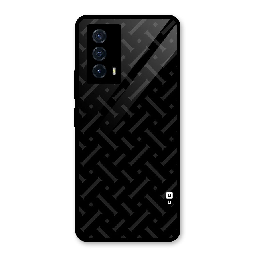 Classic Pipes Pattern Glass Back Case for Vivo iQOO Z5