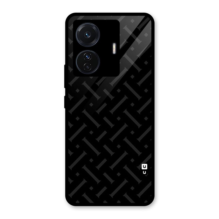 Classic Pipes Pattern Glass Back Case for Vivo iQOO Z6 Pro