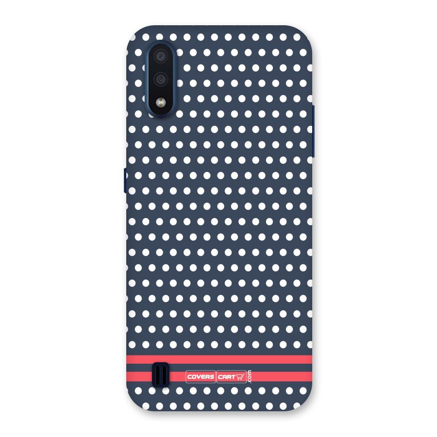 Classic Polka Dots Back Case for Galaxy M01