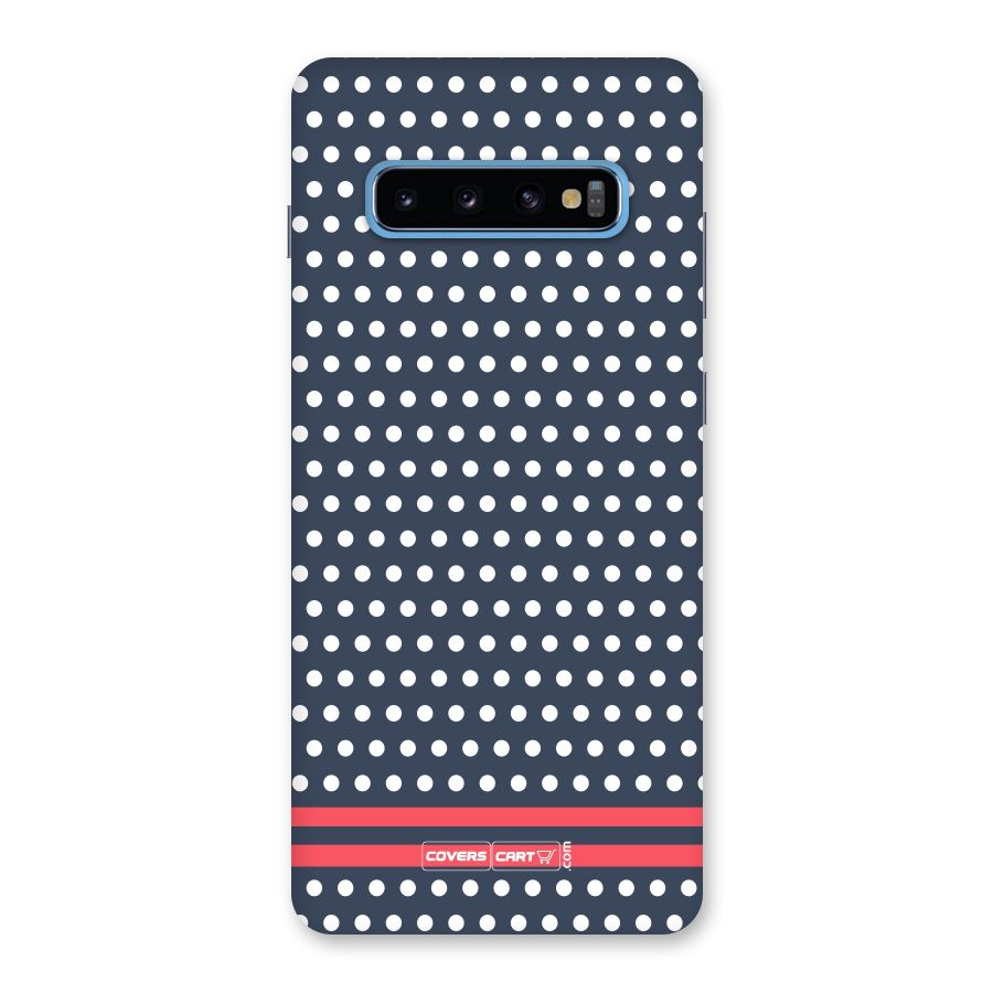 Classic Polka Dots Back Case for Galaxy S10 Plus
