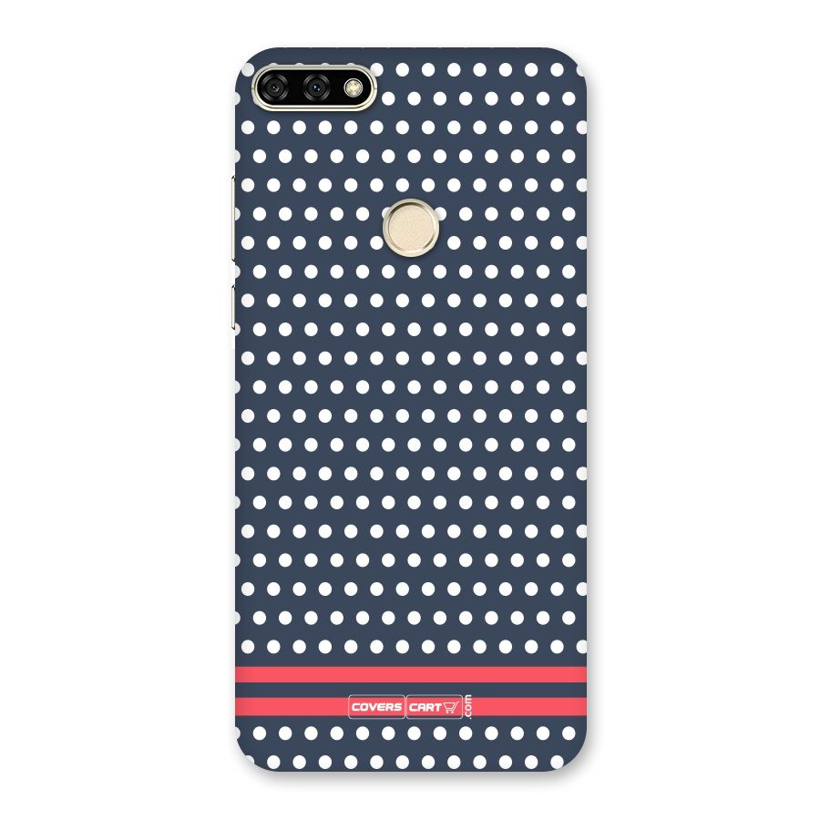 Classic Polka Dots Back Case for Honor 7A