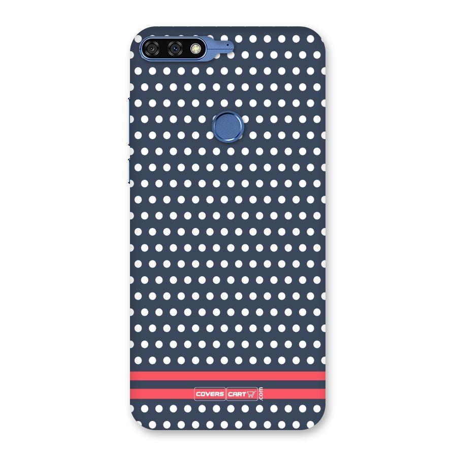 Classic Polka Dots Back Case for Honor 7C