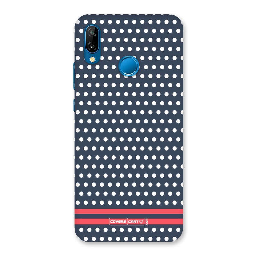 Classic Polka Dots Back Case for Huawei P20 Lite
