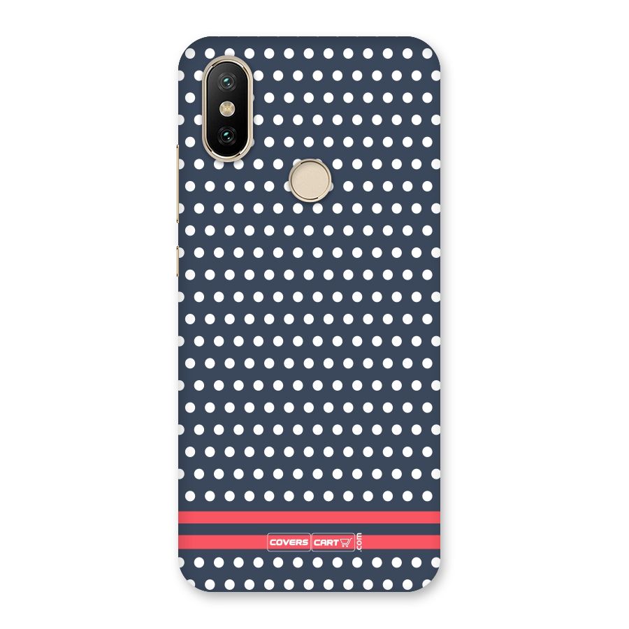 Classic Polka Dots Back Case for Mi A2
