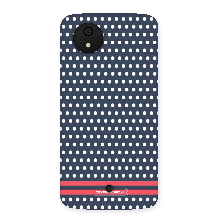 Classic Polka Dots Back Case for Micromax Canvas A1