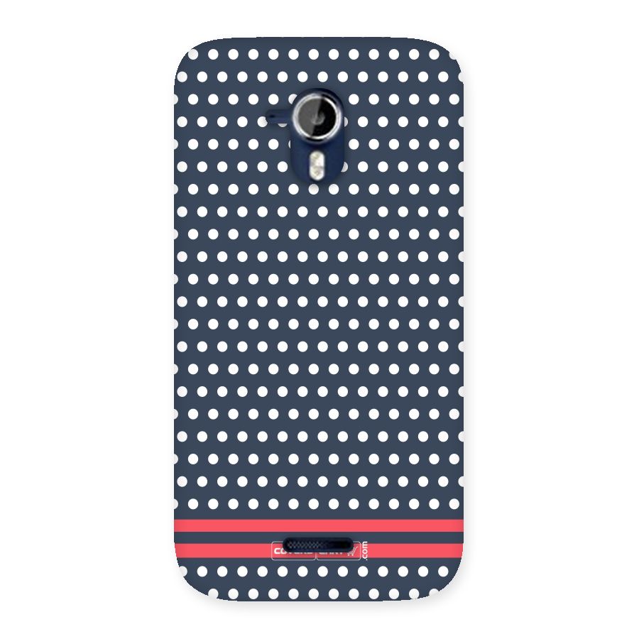 Classic Polka Dots Back Case for Micromax Canvas Magnus A117