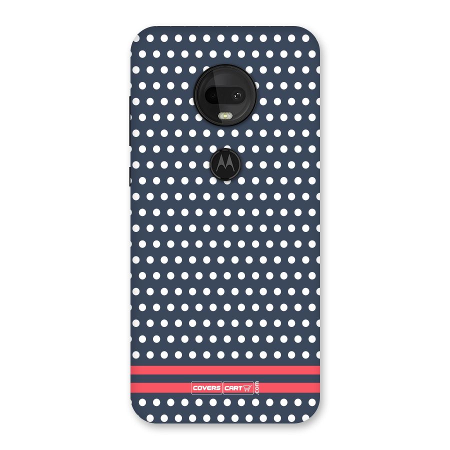 Classic Polka Dots Back Case for Moto G7