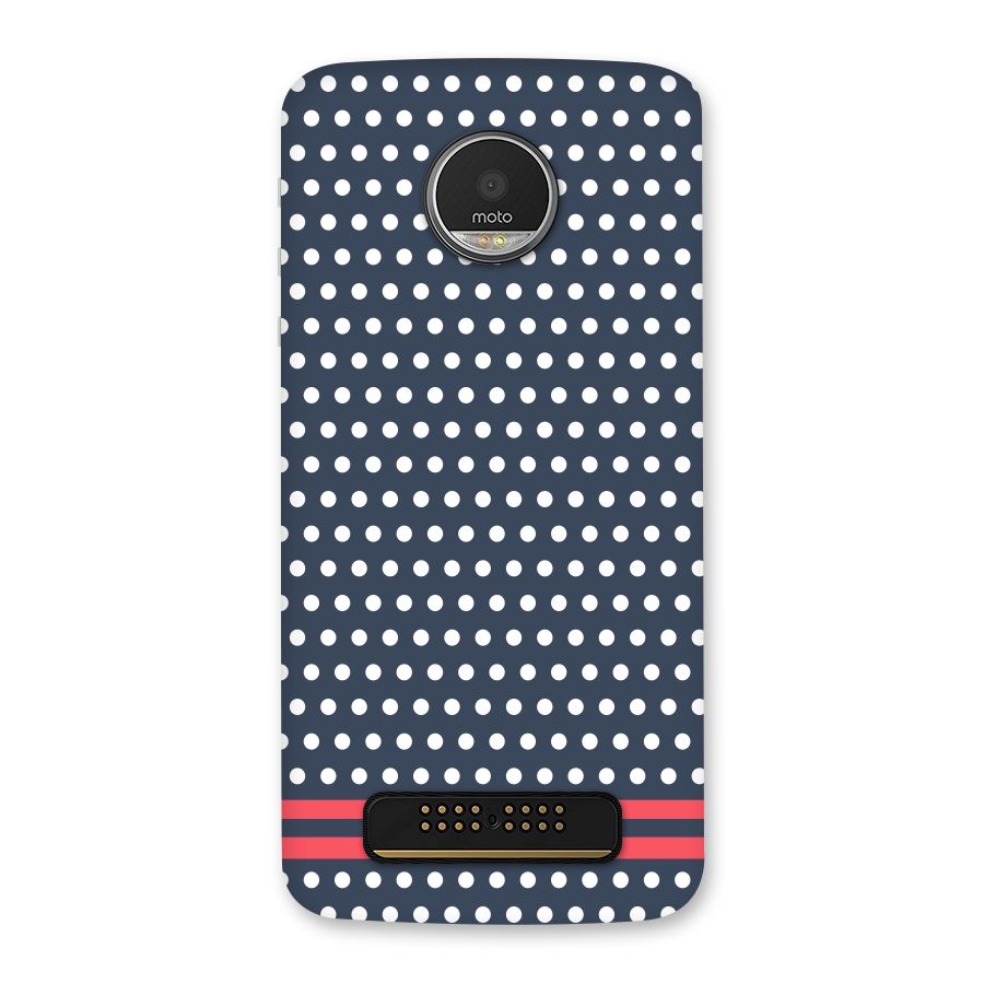 Classic Polka Dots Back Case for Moto Z Play