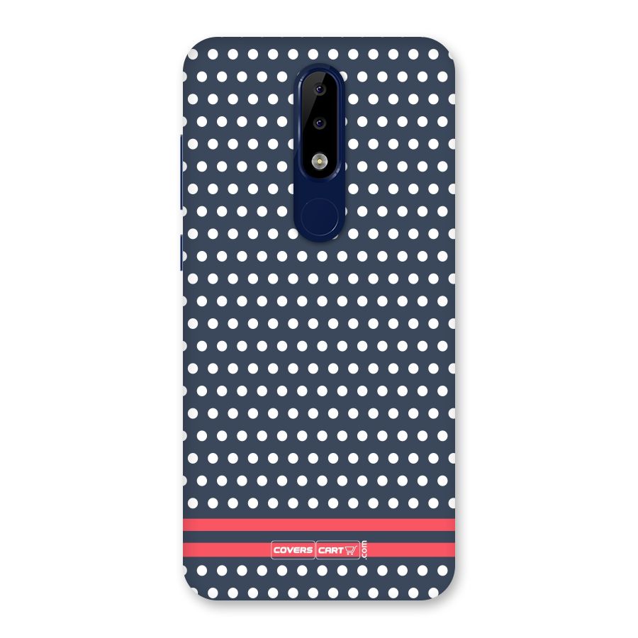 Classic Polka Dots Back Case for Nokia 5.1 Plus