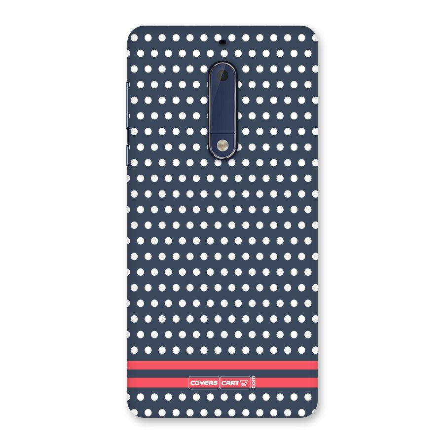 Classic Polka Dots Back Case for Nokia 5