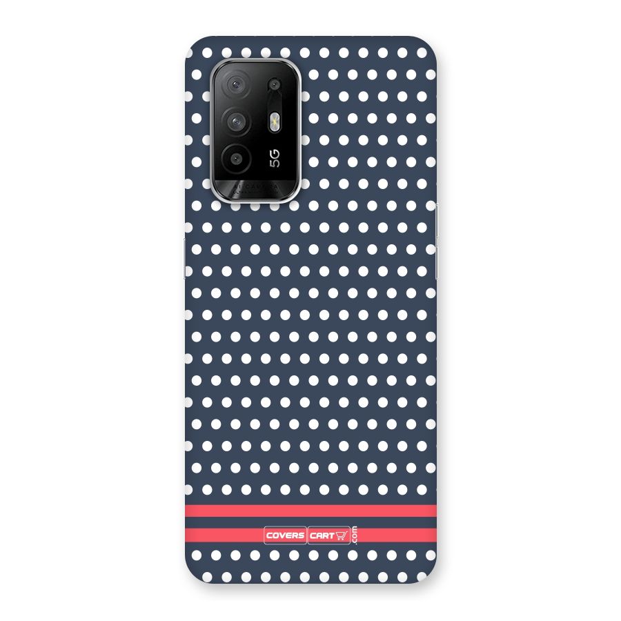 Classic Polka Dots Back Case for Oppo F19 Pro Plus 5G