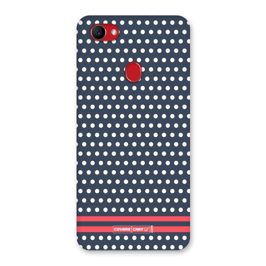 Classic Polka Dots Back Case for Oppo F7