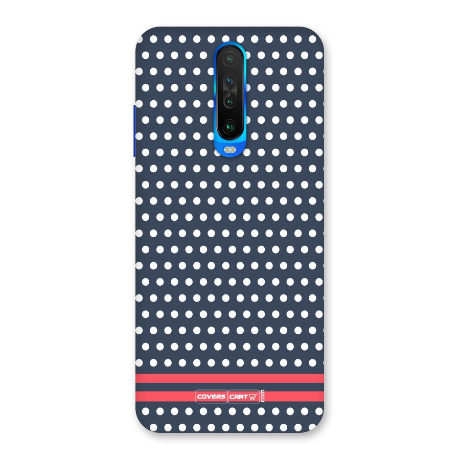 Classic Polka Dots Back Case for Poco X2