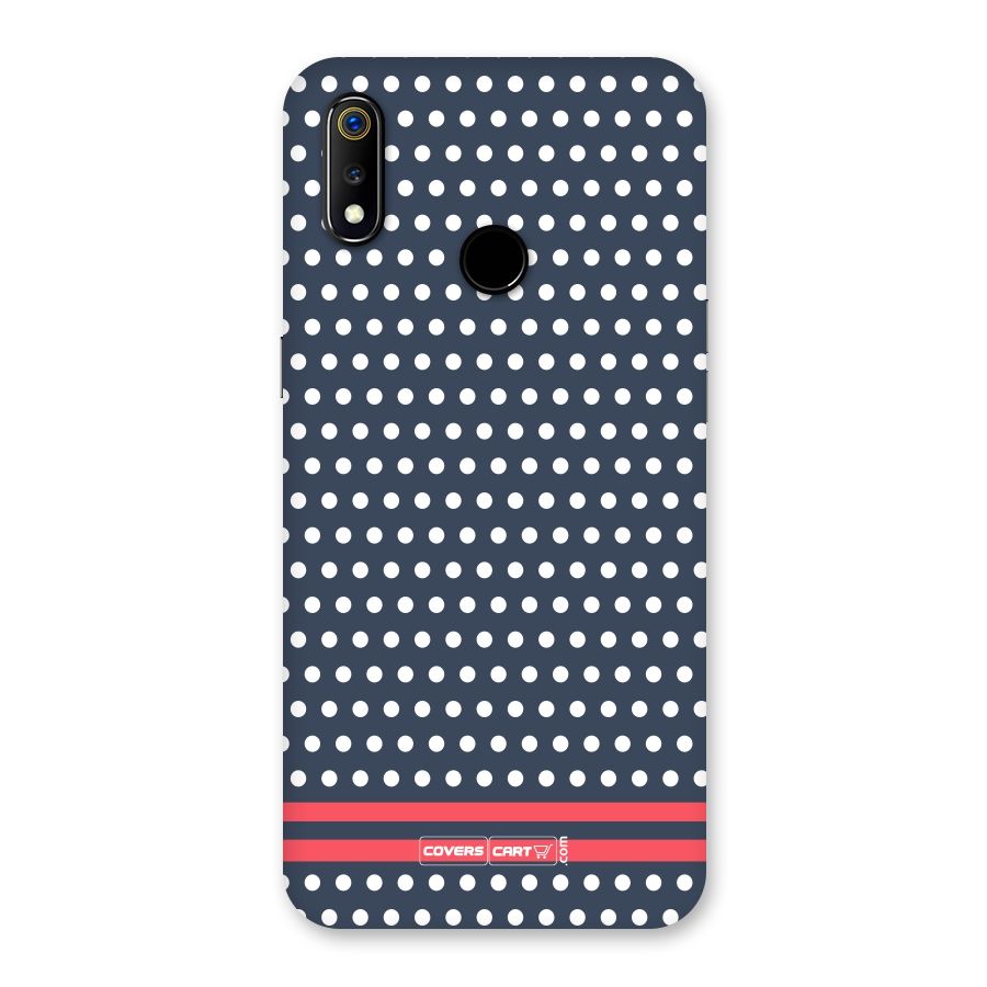 Classic Polka Dots Back Case for Realme 3