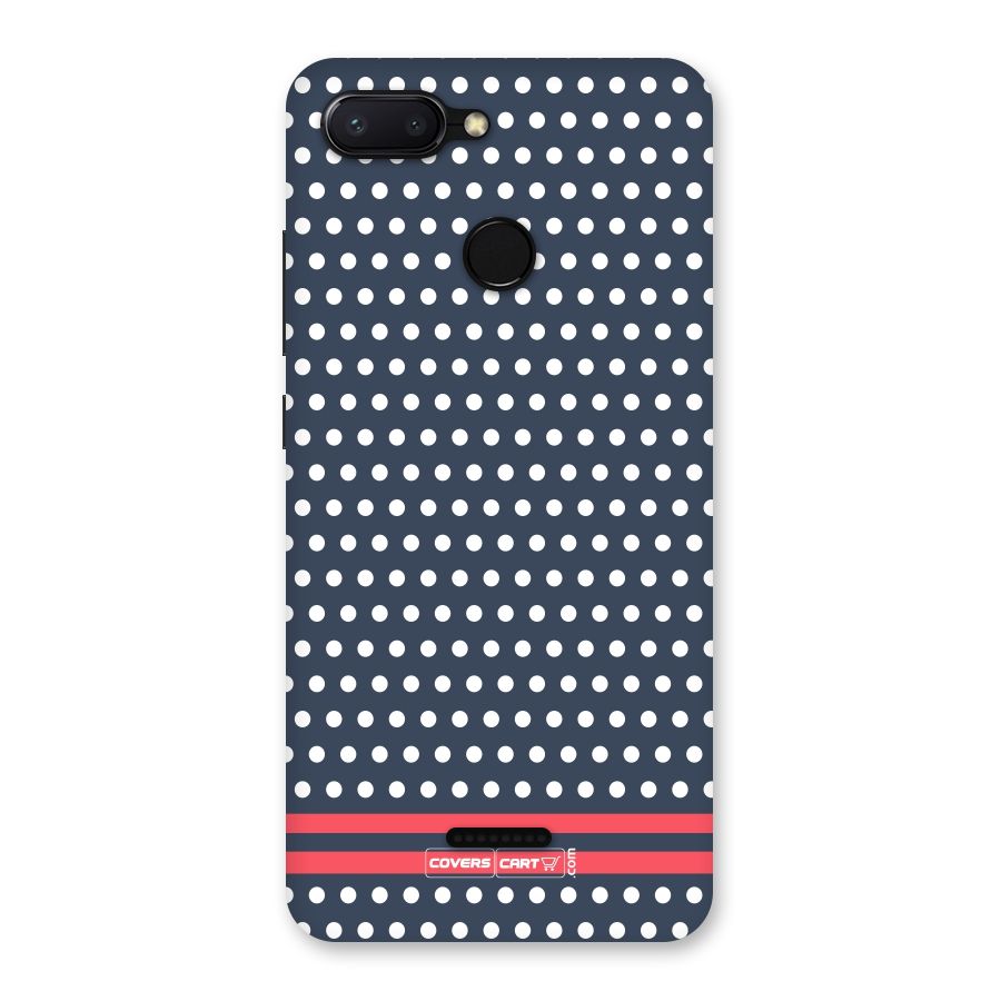 Classic Polka Dots Back Case for Redmi 6