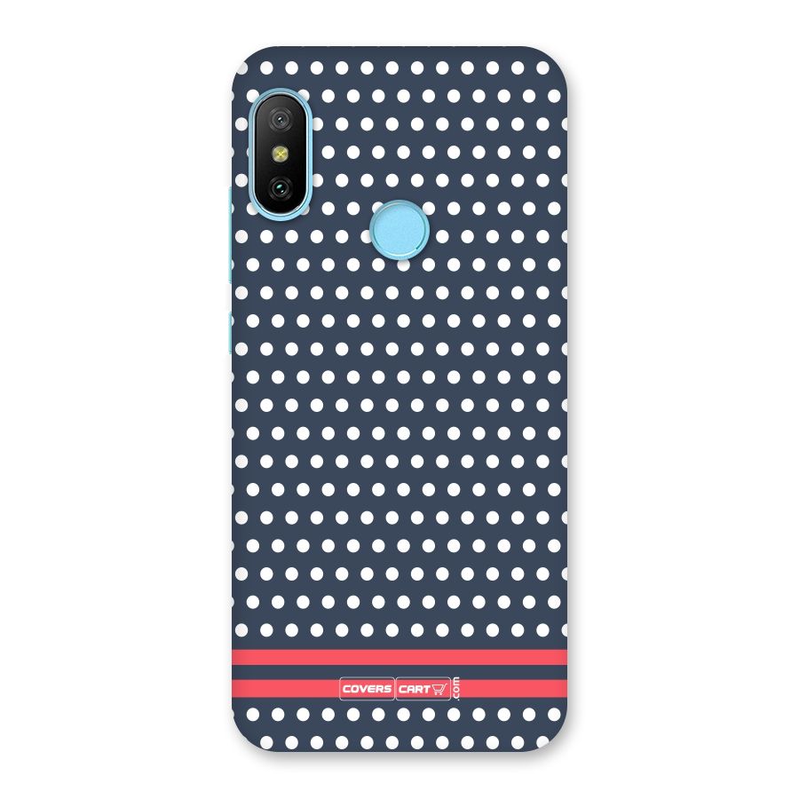 Classic Polka Dots Back Case for Redmi 6 Pro