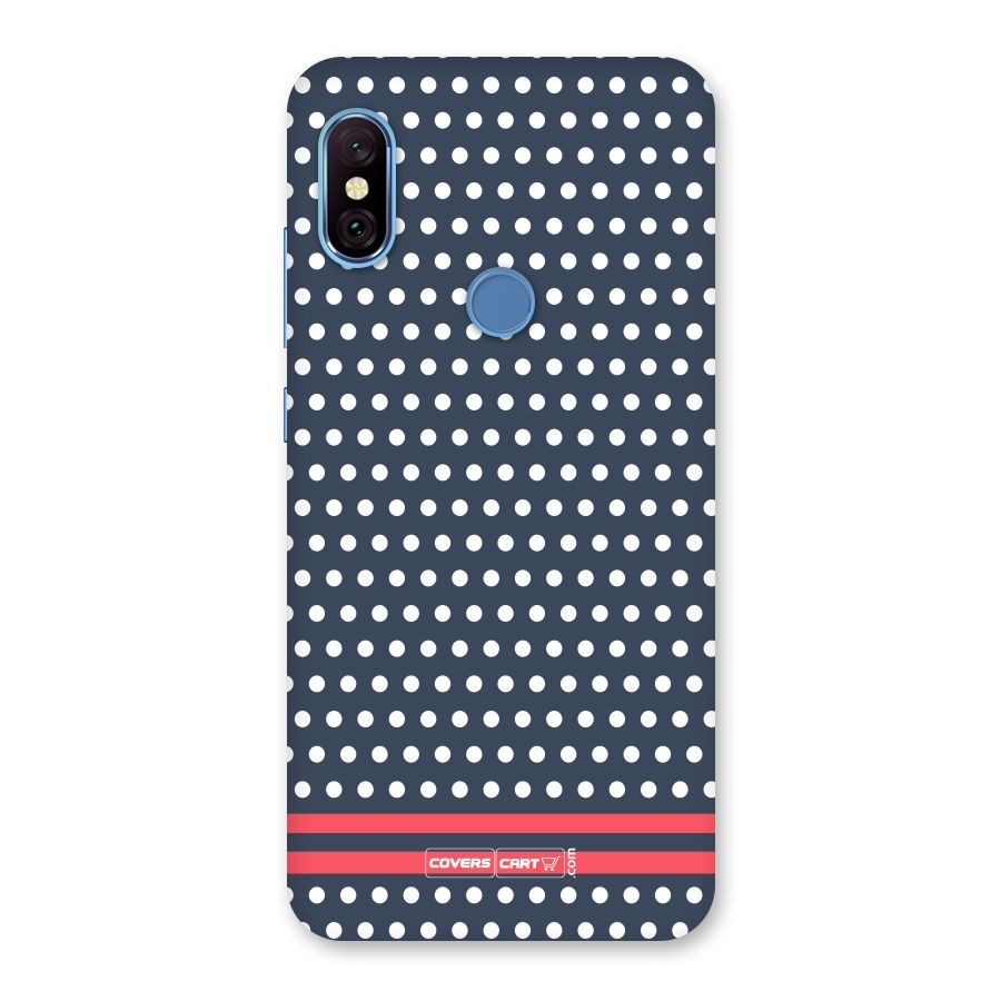 Classic Polka Dots Back Case for Redmi Note 6 Pro