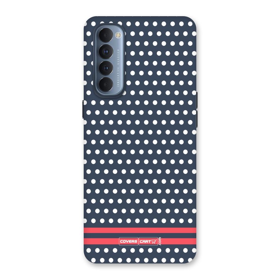 Classic Polka Dots Back Case for Reno4 Pro