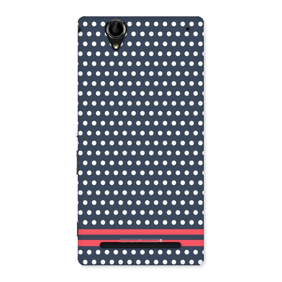 Classic Polka Dots Back Case for Sony Xperia T2