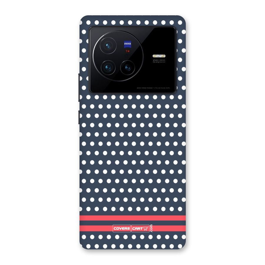 Classic Polka Dots Back Case for Vivo X80