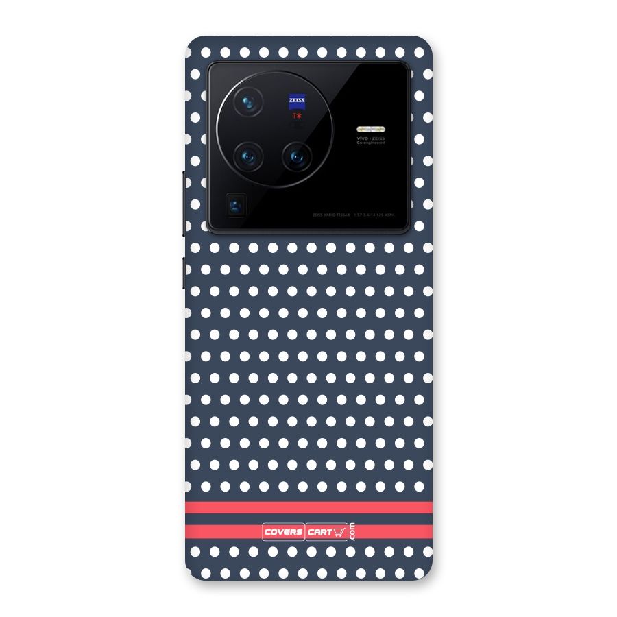 Classic Polka Dots Back Case for Vivo X80 Pro