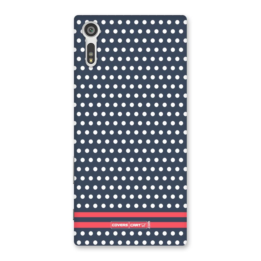 Classic Polka Dots Back Case for Xperia XZ