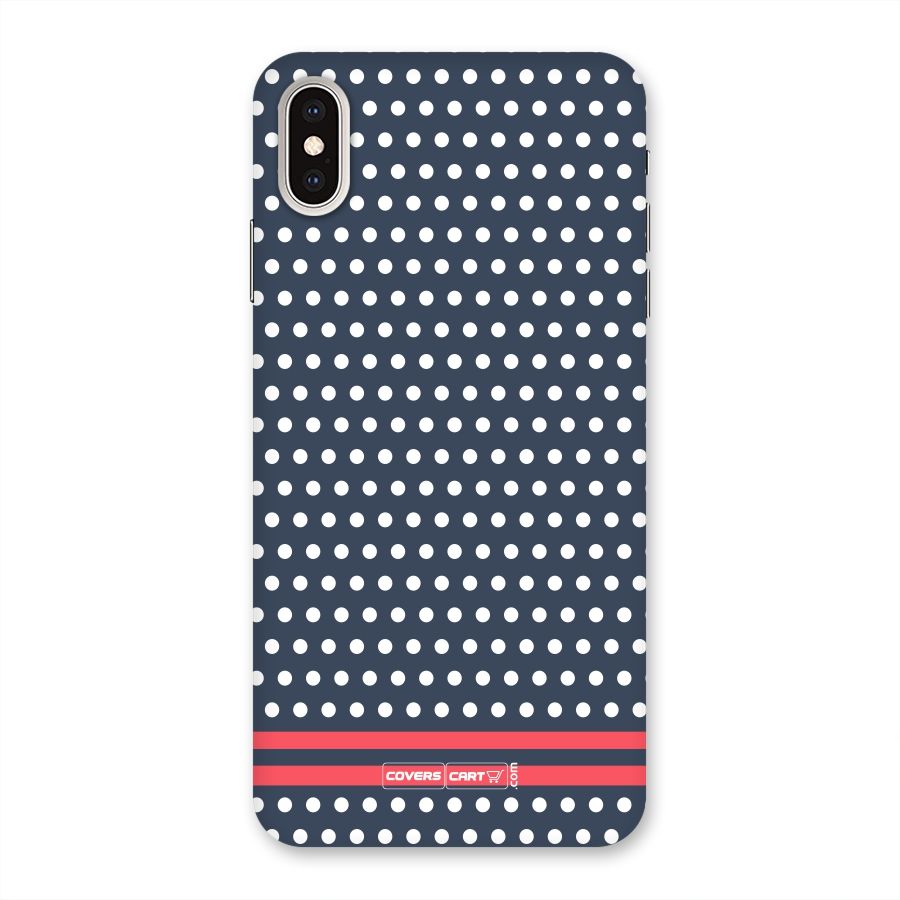 Classic Polka Dots Back Case for iPhone XS Max