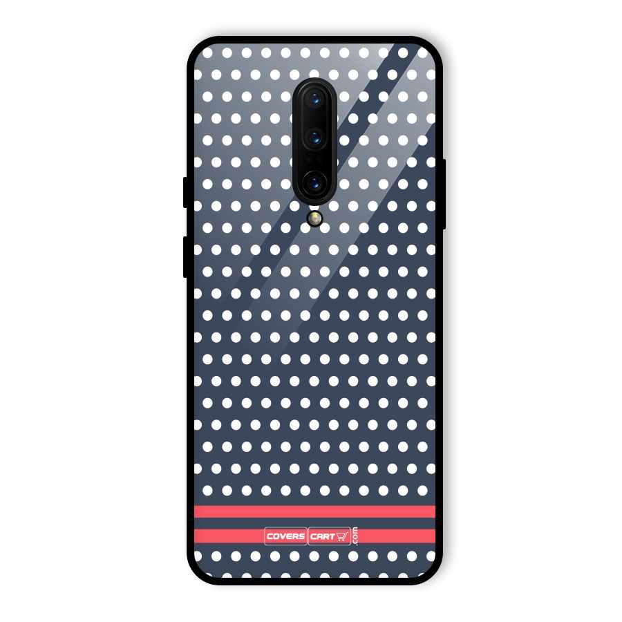 Classic Polka Dots Glass Back Case for OnePlus 7 Pro