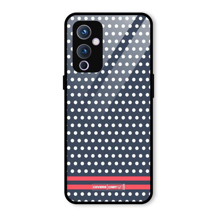 Classic Polka Dots Glass Back Case for OnePlus 9