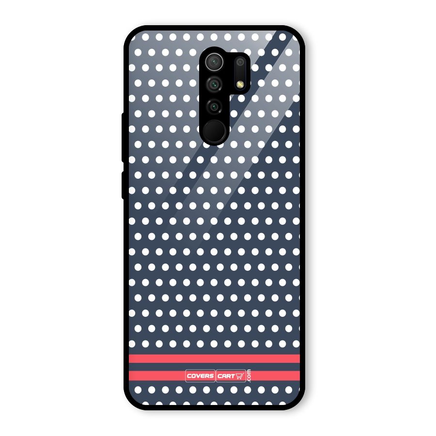 Classic Polka Dots Glass Back Case for Poco M2