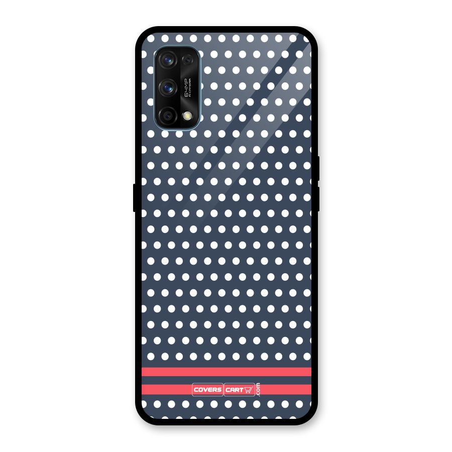 Classic Polka Dots Glass Back Case for Realme 7 Pro