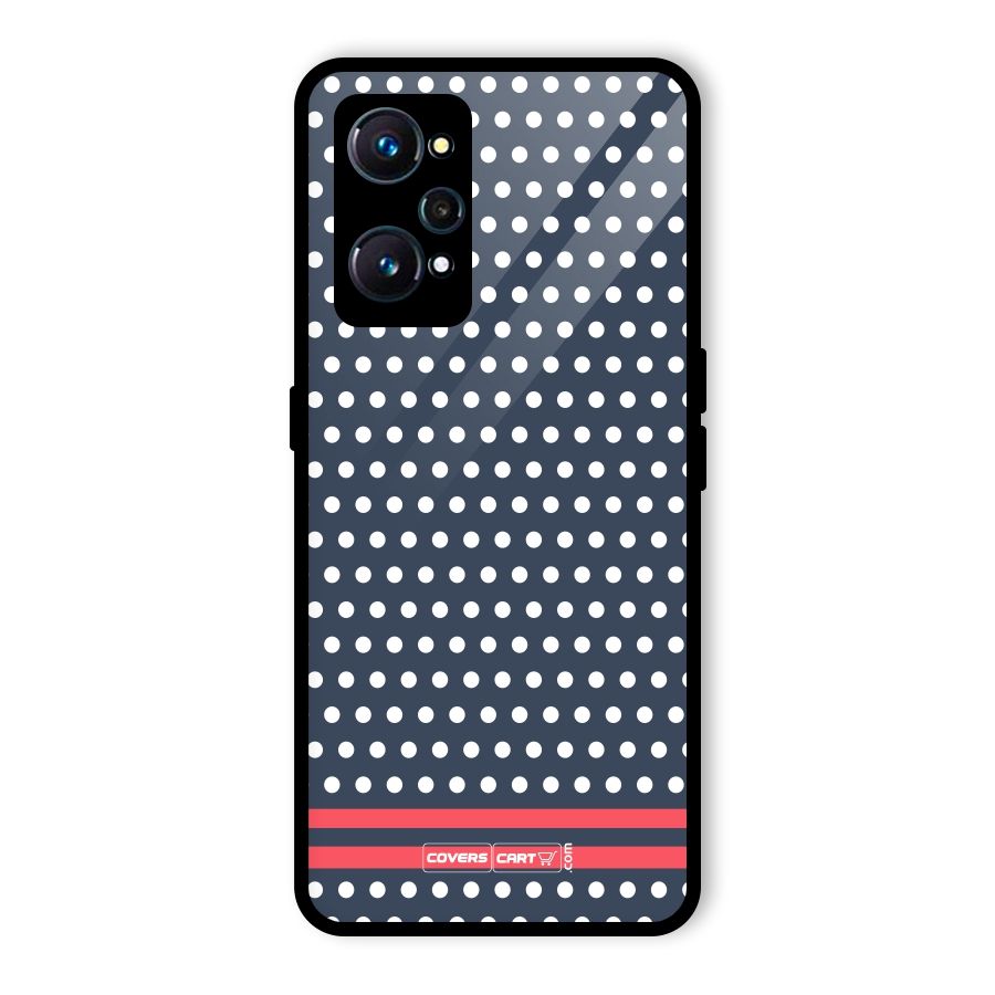 Classic Polka Dots Glass Back Case for Realme GT Neo2