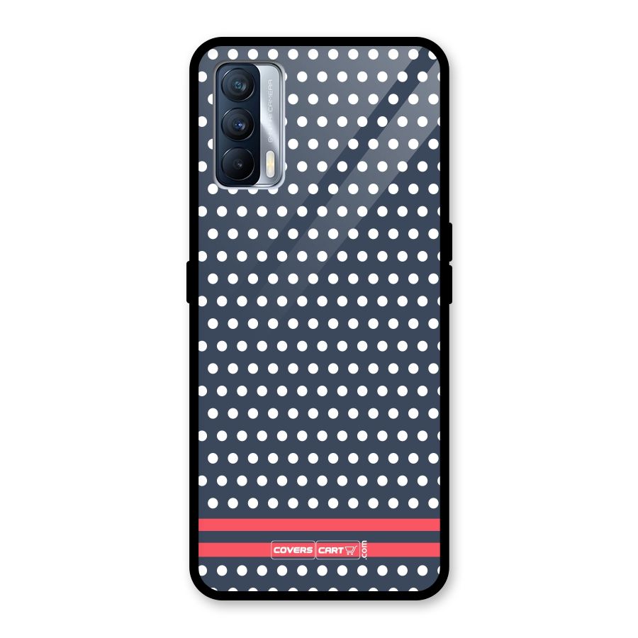 Classic Polka Dots Glass Back Case for Realme X7
