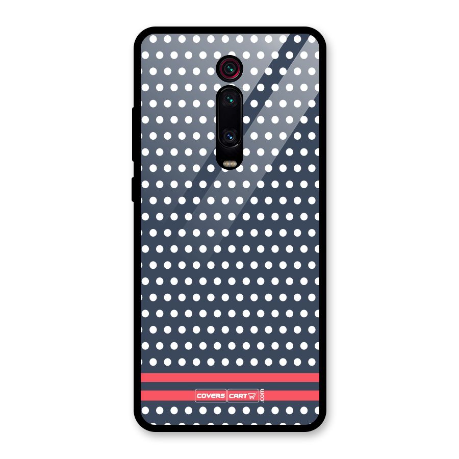 Classic Polka Dots Glass Back Case for Redmi K20 Pro
