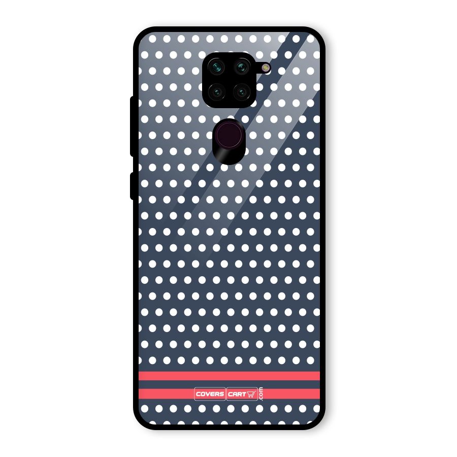 Classic Polka Dots Glass Back Case for Redmi Note 9